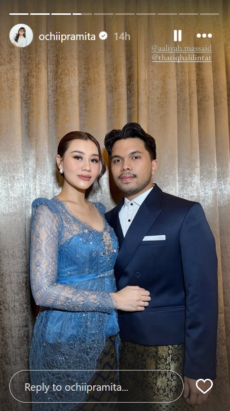 9 Potret gaya Aaliyah Massaid jadi bridesmaid saat hamil 5 bulan, bentuk tubuhnya bikin salfok