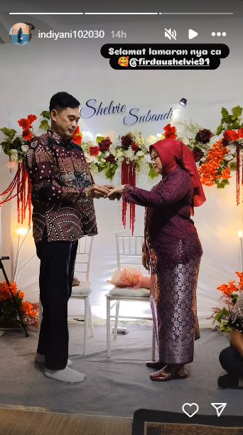 9 Momen Shelvie Hana Wijaya mantan istri Daus Mini lamaran, calon suami jadi sorotan