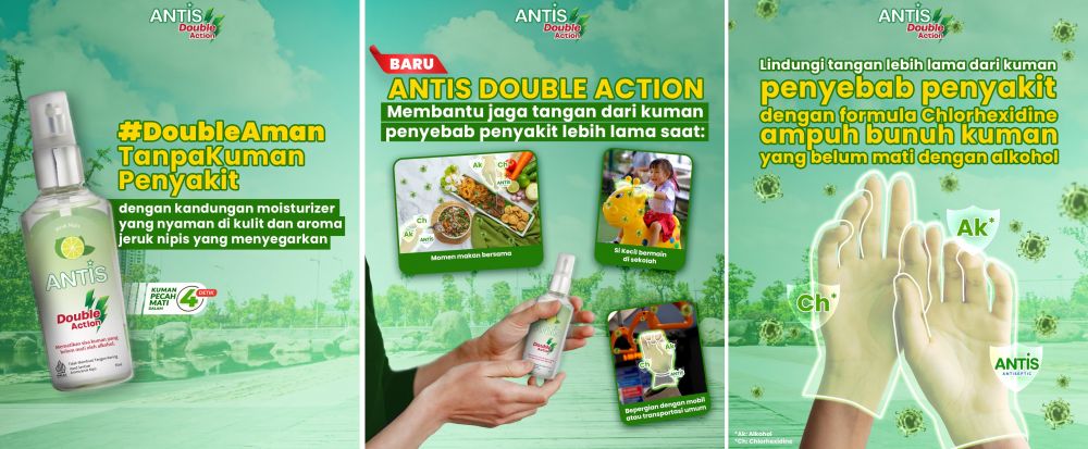 Alkohol tak cukup, ini jurus hand sanitizer yang punya formula double protection dari Chlorhexidine