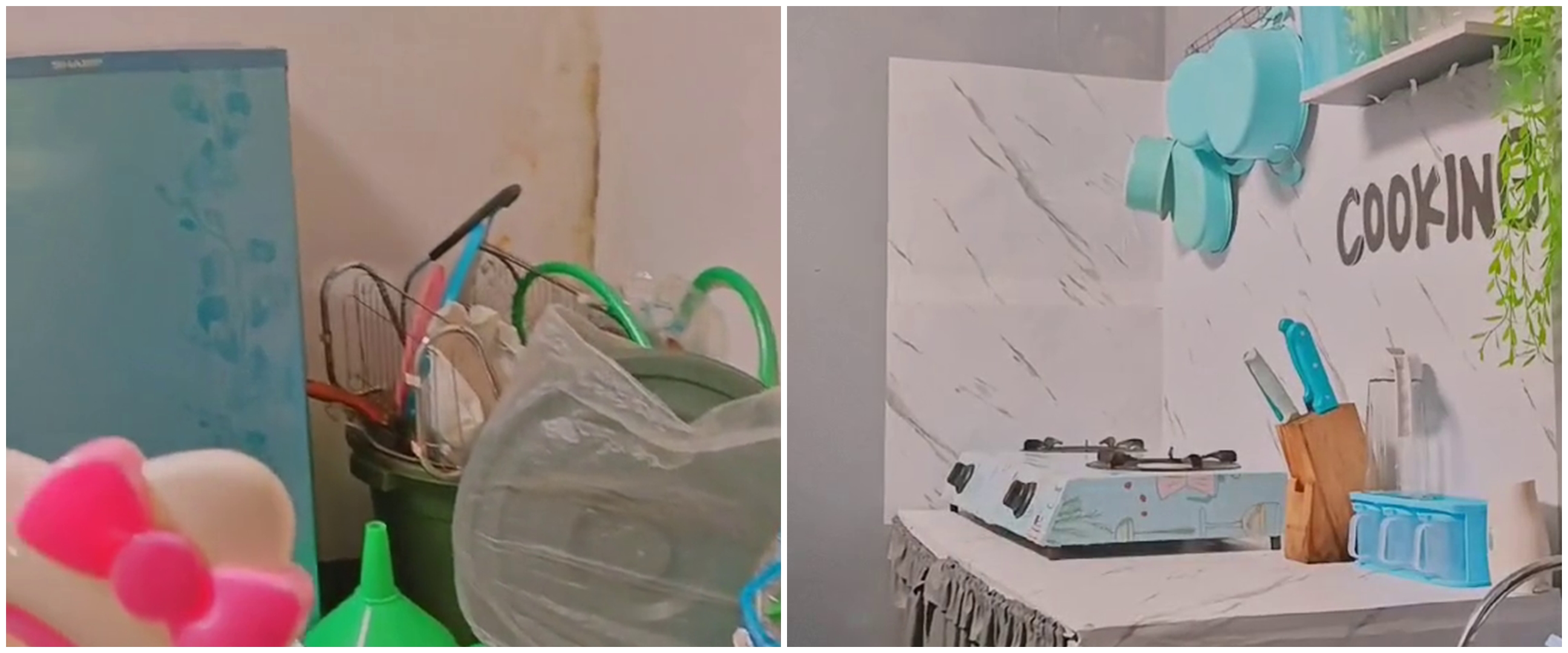 Bermodal barang bekas dapur kontrakan dimakeover jadi estetik meski ukurannya sepetak, ini 10 hasilnya