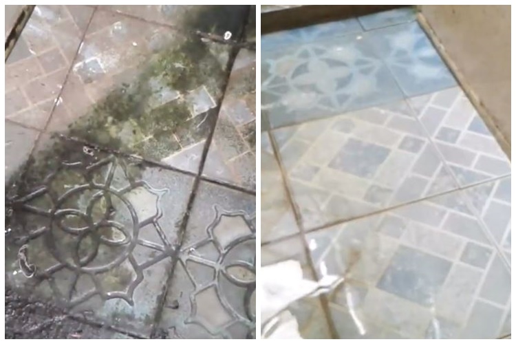 Trik simpel usir lumut lantai kamar mandi tanpa digosok baking soda, cukup tambah 1 bumbu dapur