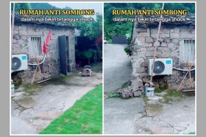 Dari luar mirip pos kamling, 8 potret ruang tamu rumah ini bak tempat karaoke eksklusif bikin melongo