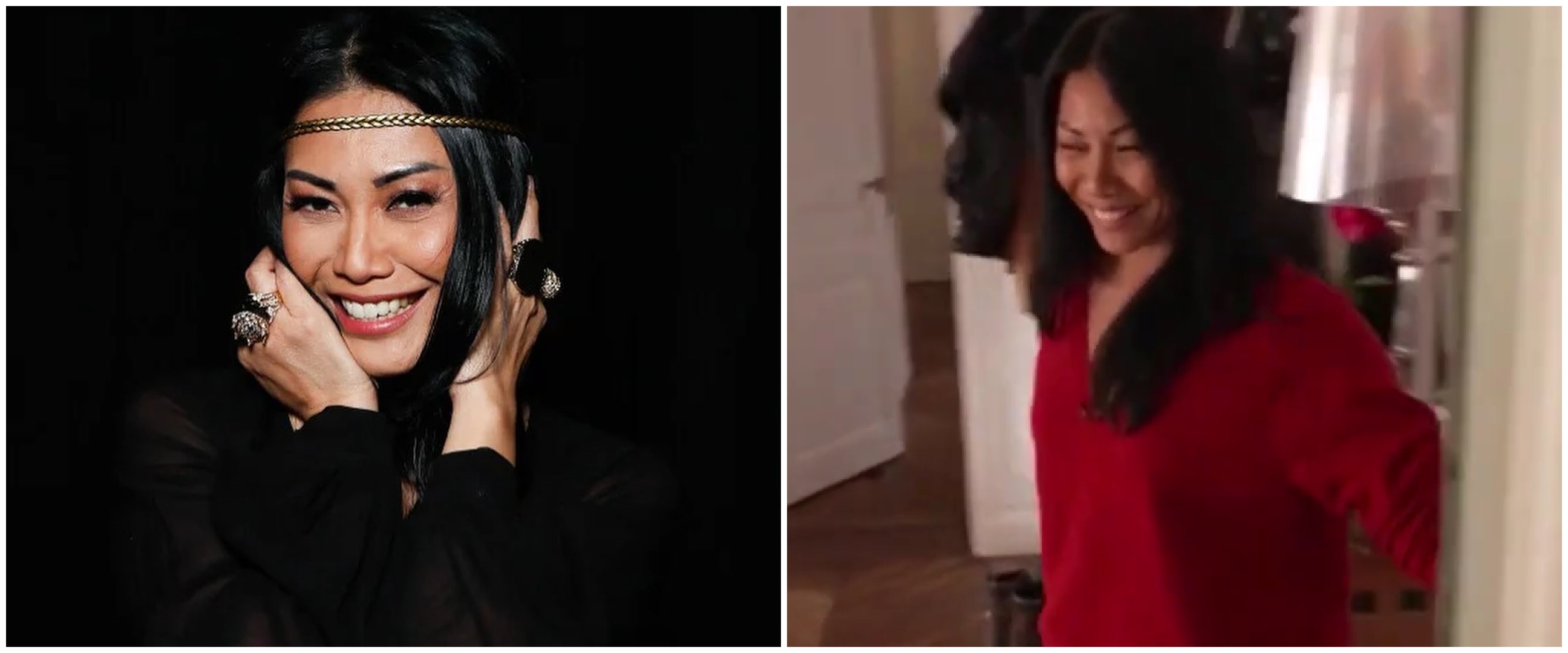 11 Potret apartemen Anggun C. Sasmi di Prancis, tatanannya unik, perpustakaan nyatu dengan ruang makan