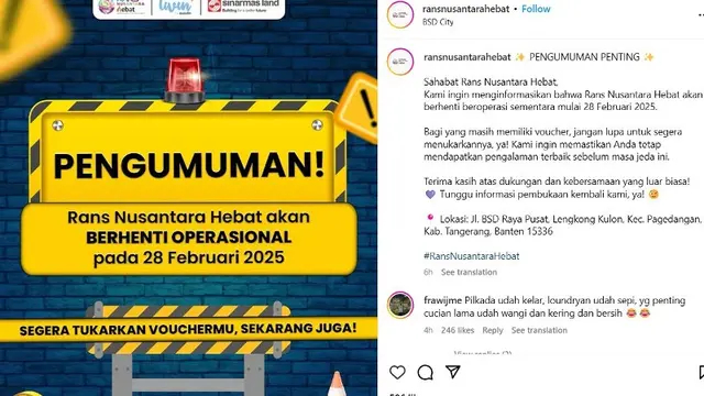 Belum setahun beroperasi, RANS Nusantara Hebat milik Kaesang dan Raffi Ahmad umumkan tutup