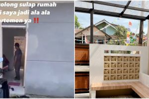 Rumah subsidi tanpa sekat punya wanita ini dimakeover jadi bak apartemen, 11 potretnya bikin mupeng
