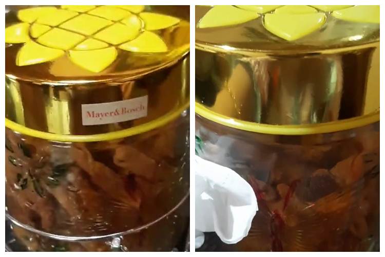 Trik simpel melepas stiker di toples tanpa dioles minyak kayu putih, ampuh tak meninggalkan bekas lem