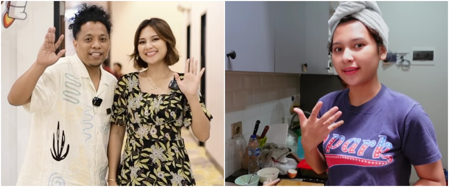 Ngontrak awal nikah kini rumahnya 3 lantai, 9 potret dapur kotor Indah Permatasari mungil cuma segaris