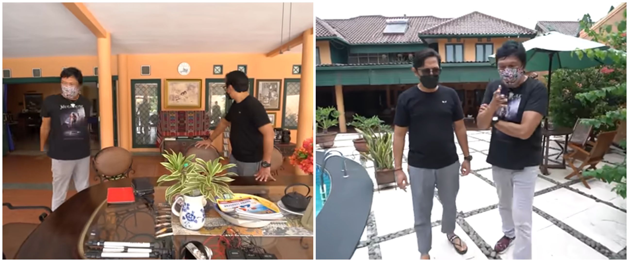 Ada kado dari mendiang Marissa Haque, 11 potret halaman belakang rumah Ikang Fawzi ini penuh kenangan