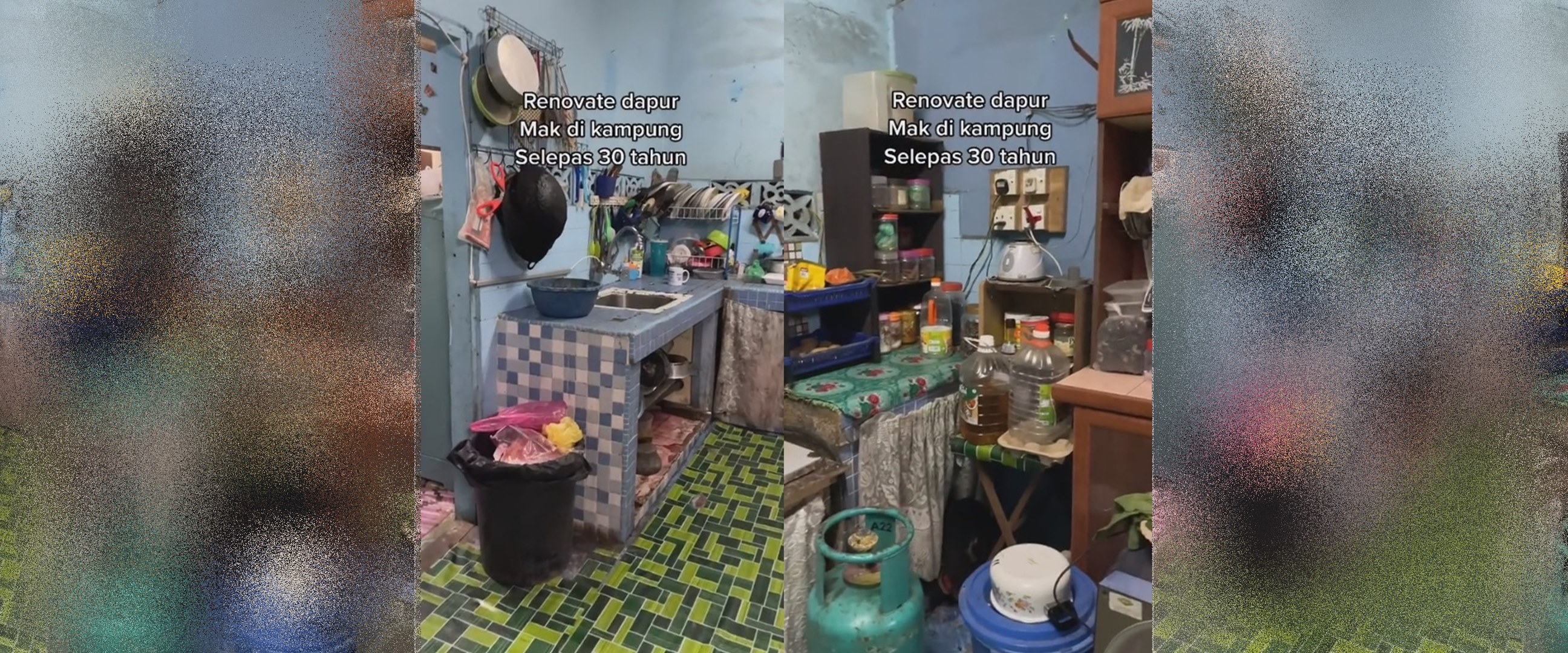 Dapur jadul dan buluk punya emak ini dimakeover jadi kian mewah, 11 potret apiknya bikin susah kedip