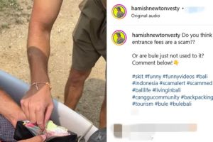 Pungli di destinasi wisata Indonesia dijadikan parodi oleh turis asing, memalukan!