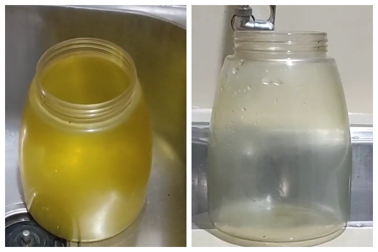 Trik mudah hilangkan noda kunyit di toples tanpa digosok baking soda, putih bersih lagi pakai 2 bahan