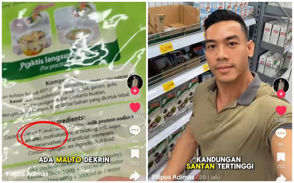 Santan instan tak murni 100% dari kelapa, ini cara stok santan asli yang awet berbulan-bulan