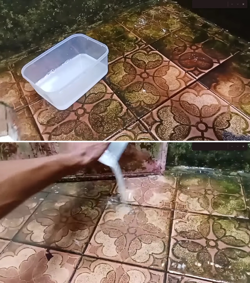 Trik hilangkan lumut lantai kamar mandi cuma pakai tambahan 3 bahan dapur, auto kinclong dan antilicin