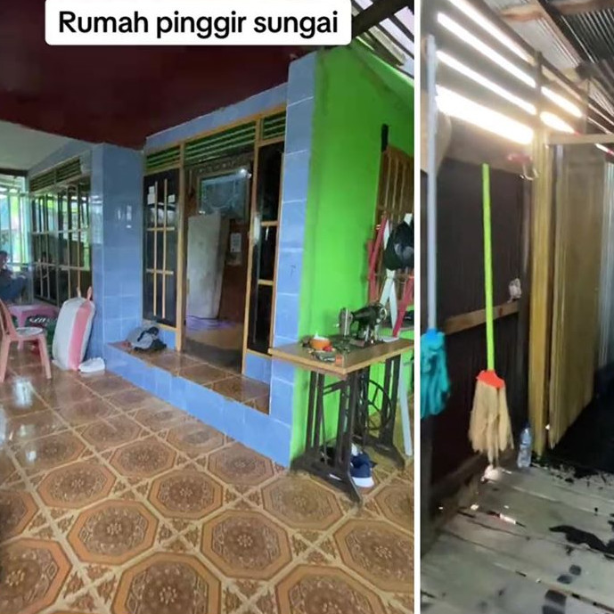 Dibangun di pinggir sungai, intip 10 potret rumah minimalis ini desain toiletnya bikin salah fokus