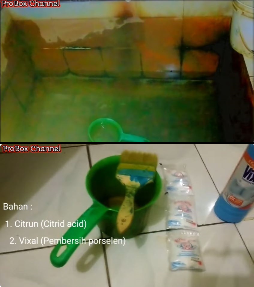 Auto rontok, ini cara ampuh bersihkan lumut bandel di lantai kamar mandi cuma pakai 2 bahan sederhana