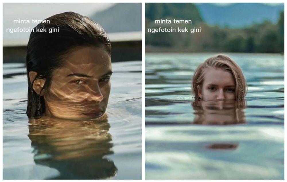 Begini jadinya jika minta difotoin teman, wanita ini berharap fotonya estetik tapi malah bikin ngenes