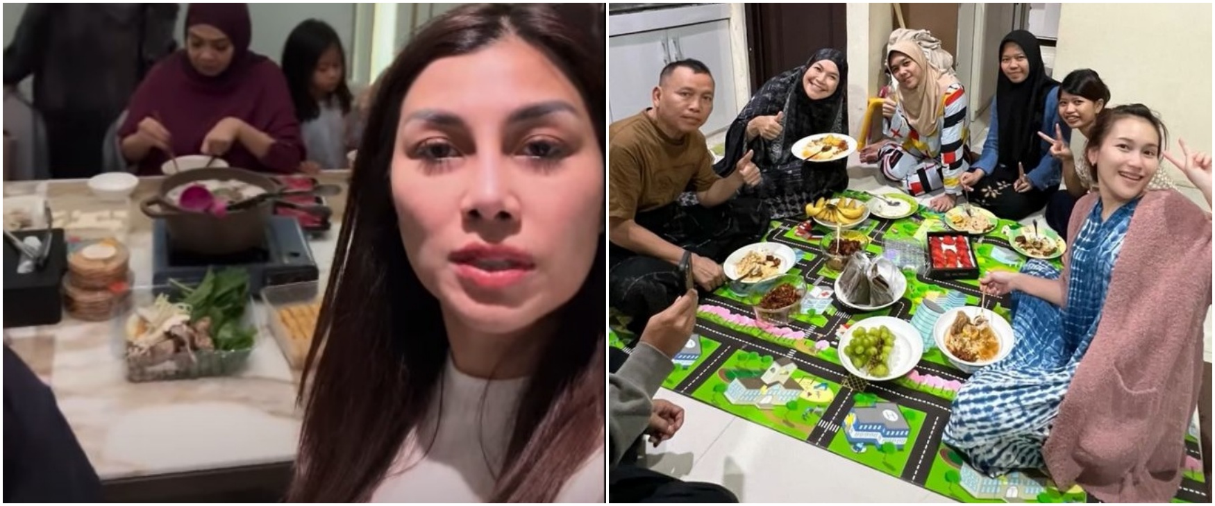 Antusias jalani puasa hari pertama, intip menu sahur 9 seleb, BCL simple masak telur