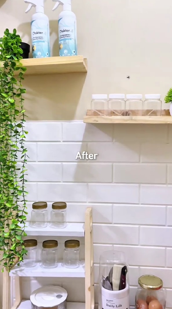 Awalnya berantakan, 9 potret makeover dapur kos sepetak jadi estetik meski nyempil di sudut kamar