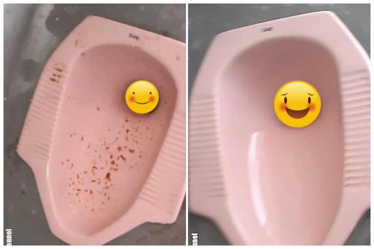 Trik agar kerak kuning kloset hilang jadi bersih lagi tak bikin jijik, cuma pakai 1 bumbu dapur