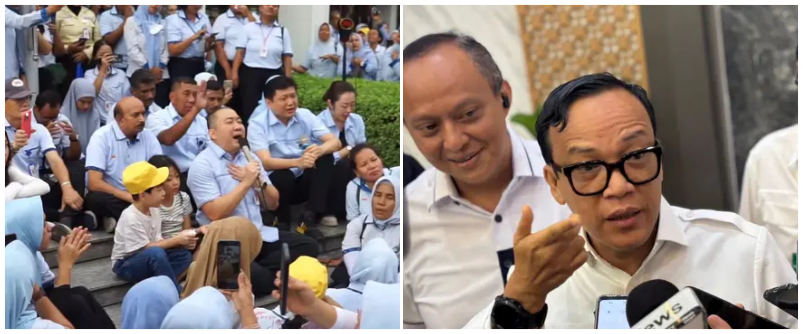 Buntut PHK karyawan Sritex, buruh desak pencopotan menaker dan wamenaker
