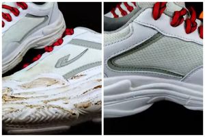 Trik simpel hilangkan noda bekas tanah di sepatu tanpa dijemur, cuma tambah 1 bahan dapur