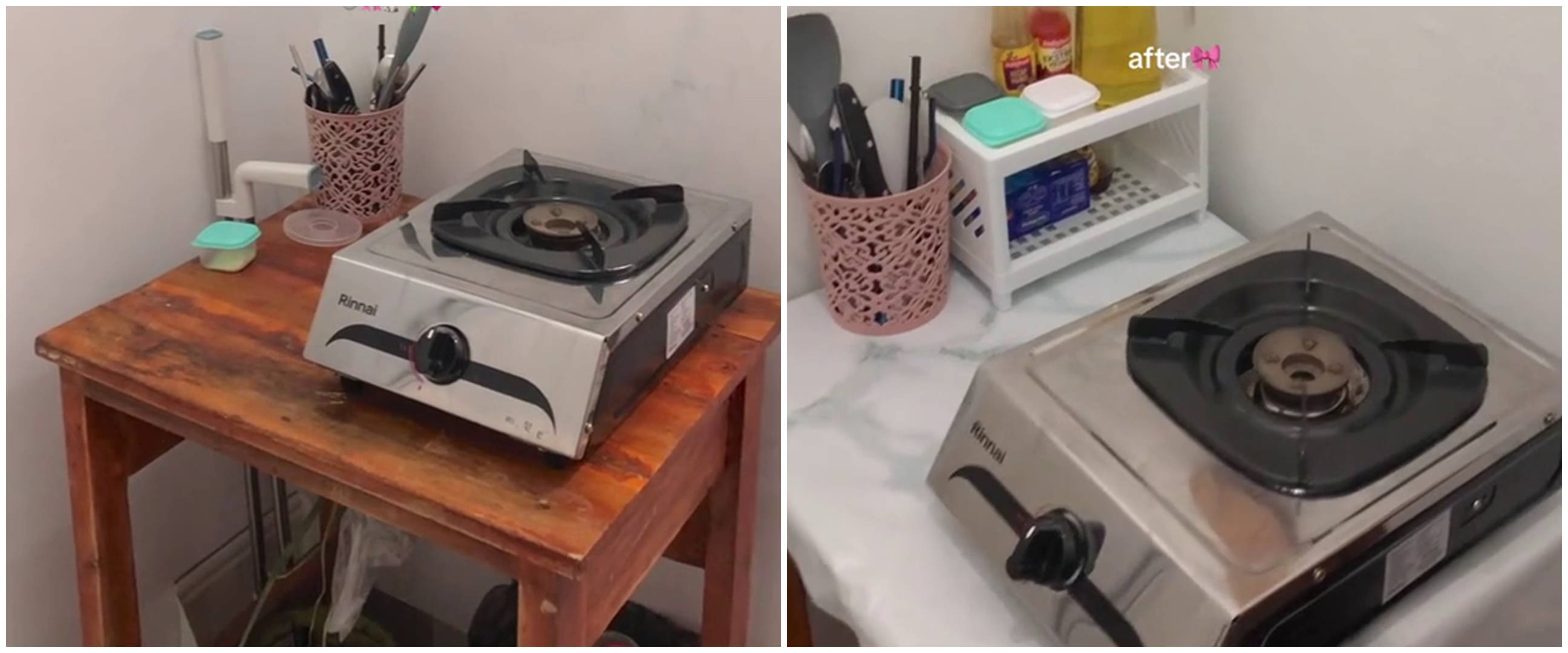 Cara anak kos makeover dapur mini dalam kamar ini masak nyaman sekaligus ngirit duit
