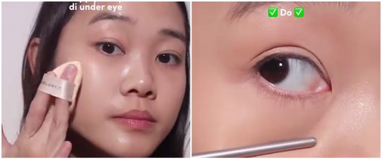 Trik aplikasikan concealer ini bantu tutup mata panda dan garis halus, makeup jadi lebih fresh