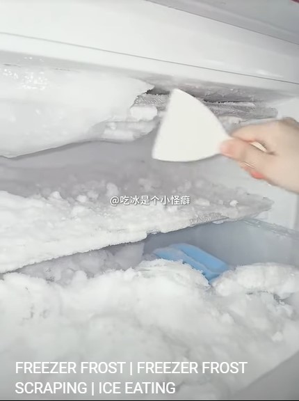 Trik mudah membersihkan bunga es di freezer tanpa dicairkan dulu, aman pakai 1 alat dapur
