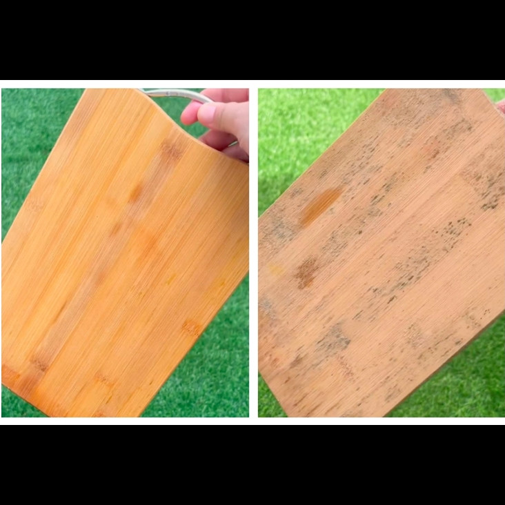 Trik praktis hilangkan jamur talenan tanpa digosok sitrun, ampuh cuma pakai 3 bahan dapur