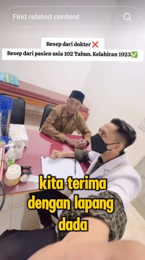 Viral kakek-kakek usia 102 tahun kondisinya masih bugar, ternyata ini resepnya bisa umur panjang