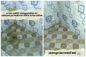Tanpa disikat, ini trik bersihkan lantai kamar mandi berlumut jadi kesat pakai 2 bahan sederhana