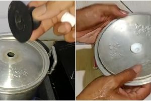 Trik kreatif memperbaiki gagang tutup panci lepas tanpa dilem, cukup pakai 1 peralatan mandi