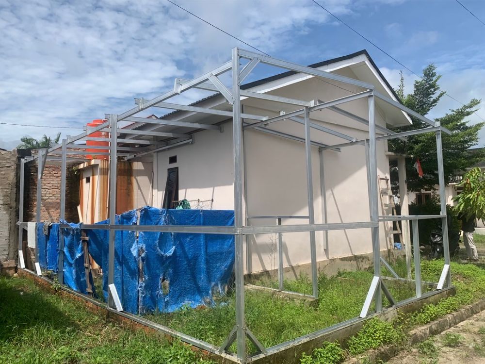 Bangun dapur dinding seng ala peti kemas habiskan dana Rp14 juta, 9 potret hasilnya malah tuai kritik