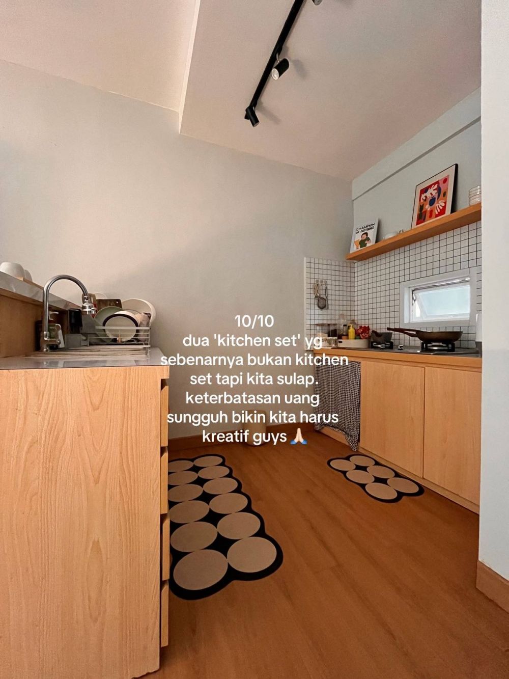 Pasutri ini makeover garasi mertua jadi rumah minimalis lebar fasad cuma 2,8 meter, 9 transformasinya