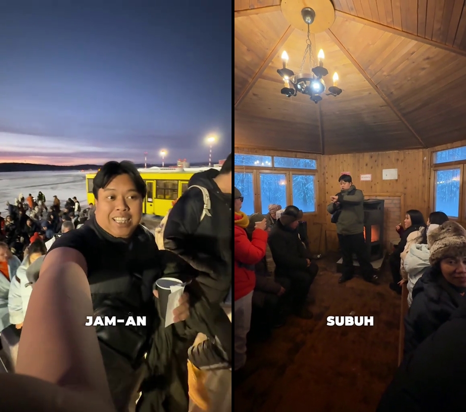 Perputaran waktu dari subuh ke maghrib sangat cepat, pria ini hanya puasa selama 1 jam