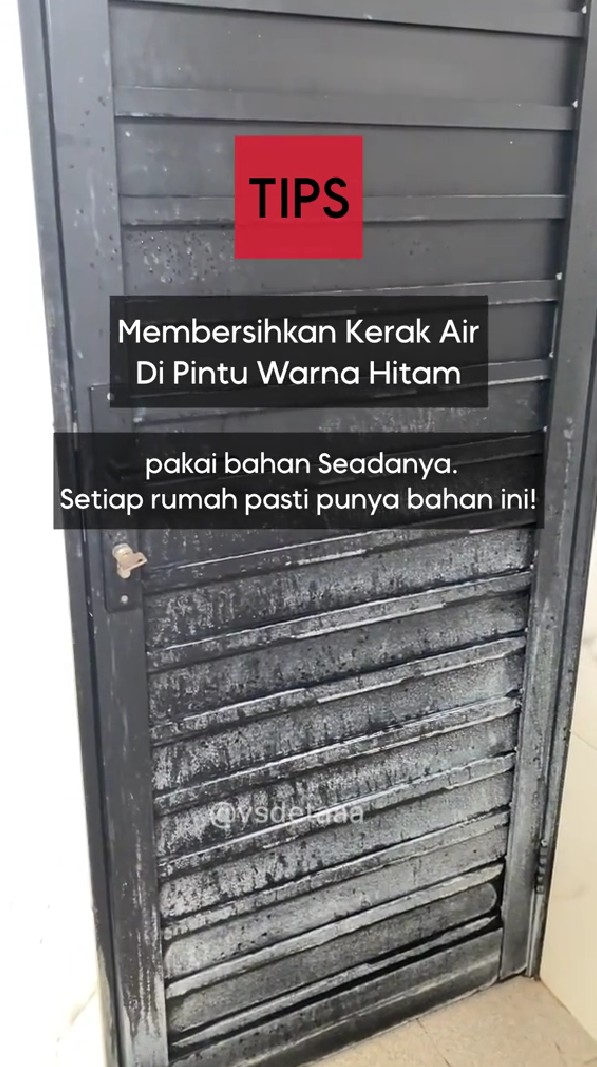 Trik enyahkan kerak di pintu kamar mandi tanpa digosok pembersih, cuma pakai 1 bahan dapur