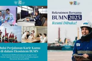 Rekrutmen bersama BUMN 2025, ada 2.000 lowongan kerja, intip jadwal pendaftaran dan syaratnya