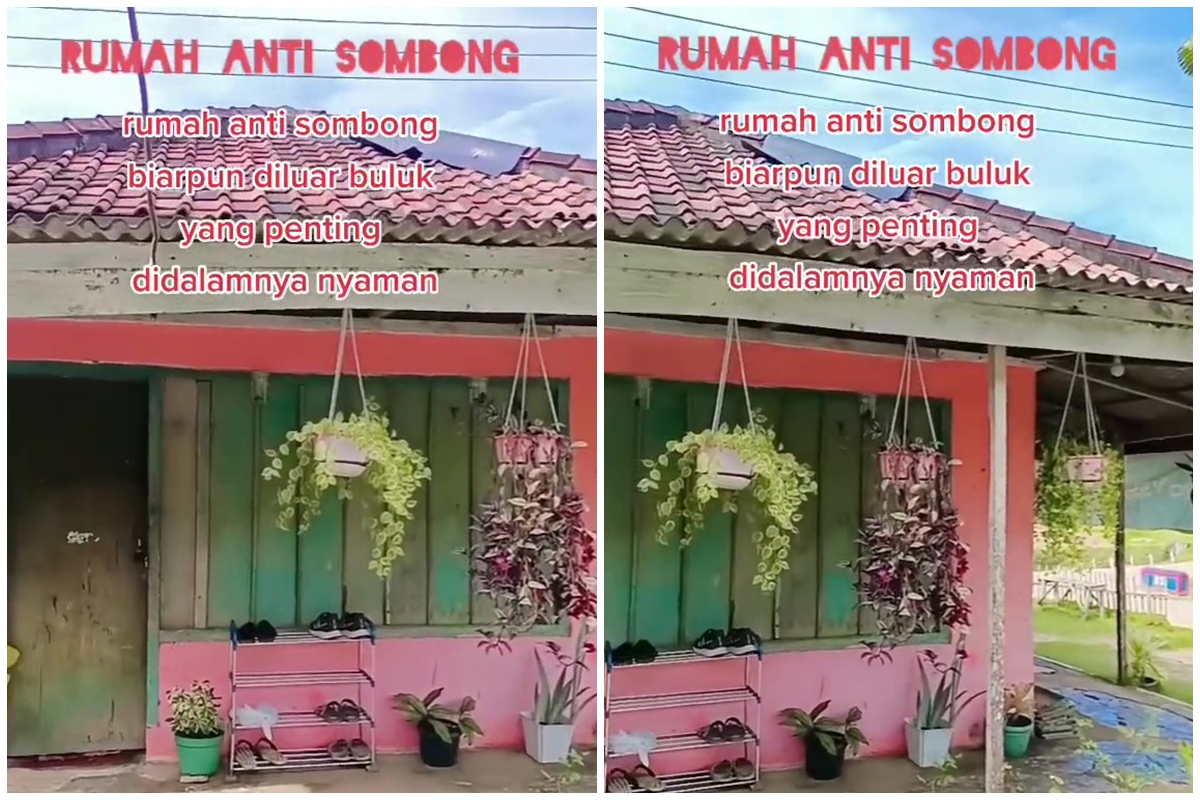 Dari luar terlihat buluk, 11 potret dalam rumah kayu ini full warna pink estetik