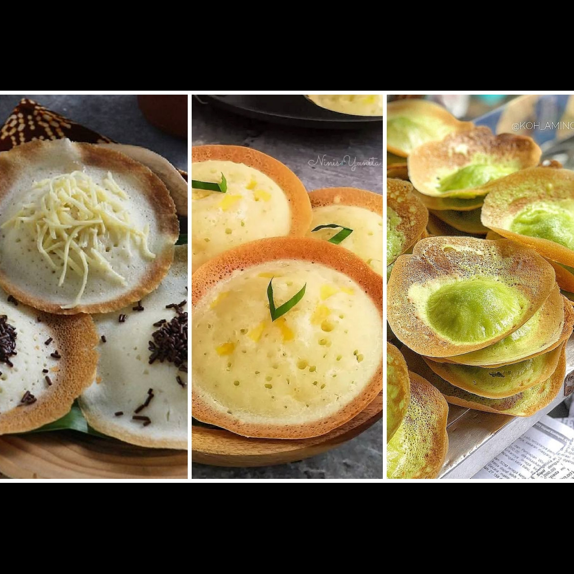 Serabi, apem, dan kue tete: Sama-sama terbuat dari bahan tepung beras dan santan, tapi apa bedanya?