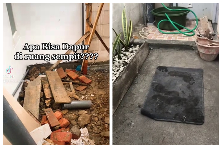 Diragukan bisa bangun dapur rumah subsidi di area sempit, 9 potretnya ini mungil pol tapi nyaman