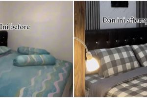 Modal cuma Rp 100 ribu, begini cara makeover kamar tidur ala hotel hanya pakai bahan sederhana 
