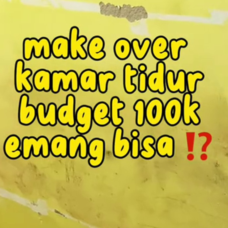 Cara praktis samarkan dinding kusam modal cuma di bawah Rp 100 ribu, kamar tidur auto jadi estetik