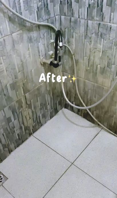 Trik dalam 5 menit kerak di lantai kamar mandi bersih, kembali kesat pakai tambahan 2 bahan dapur