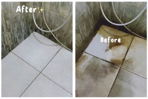 Trik dalam 5 menit kerak di lantai kamar mandi bersih, kembali kesat pakai tambahan 2 bahan dapur