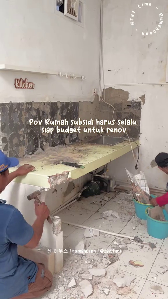 Derita dapur rumah subsidi mudah rusak, intip 9 potretnya usai dimakeover jadi kian mungil tapi nyaman