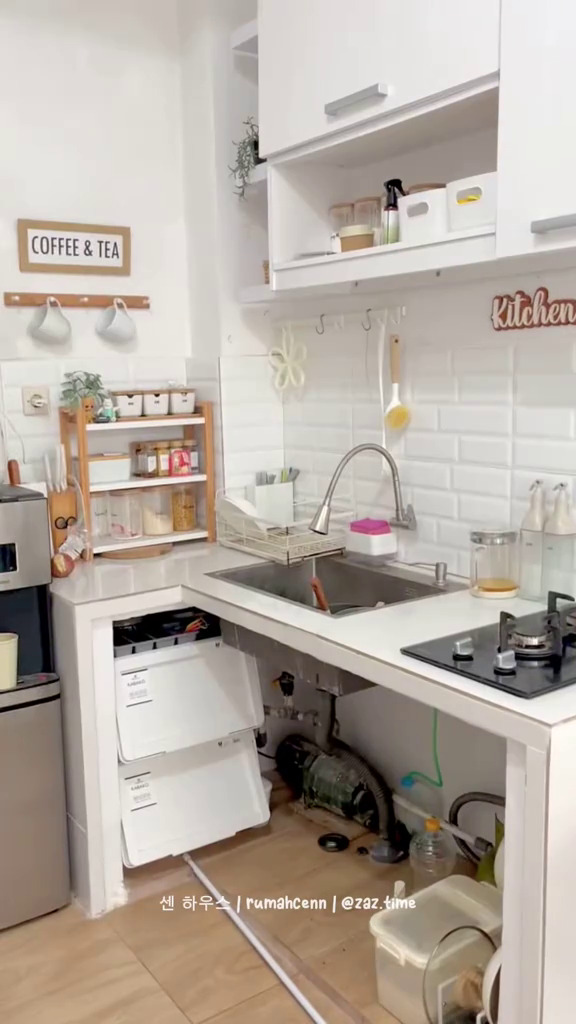 Derita dapur rumah subsidi mudah rusak, intip 9 potretnya usai dimakeover jadi kian mungil tapi nyaman