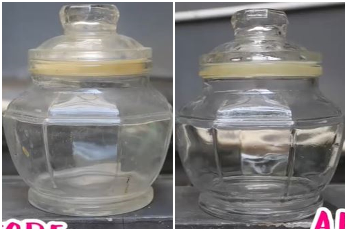 Trik mudah agar toples kaca tak gampang berkerak dan kusam, ampuh hanya gunakan 2 bahan dapur