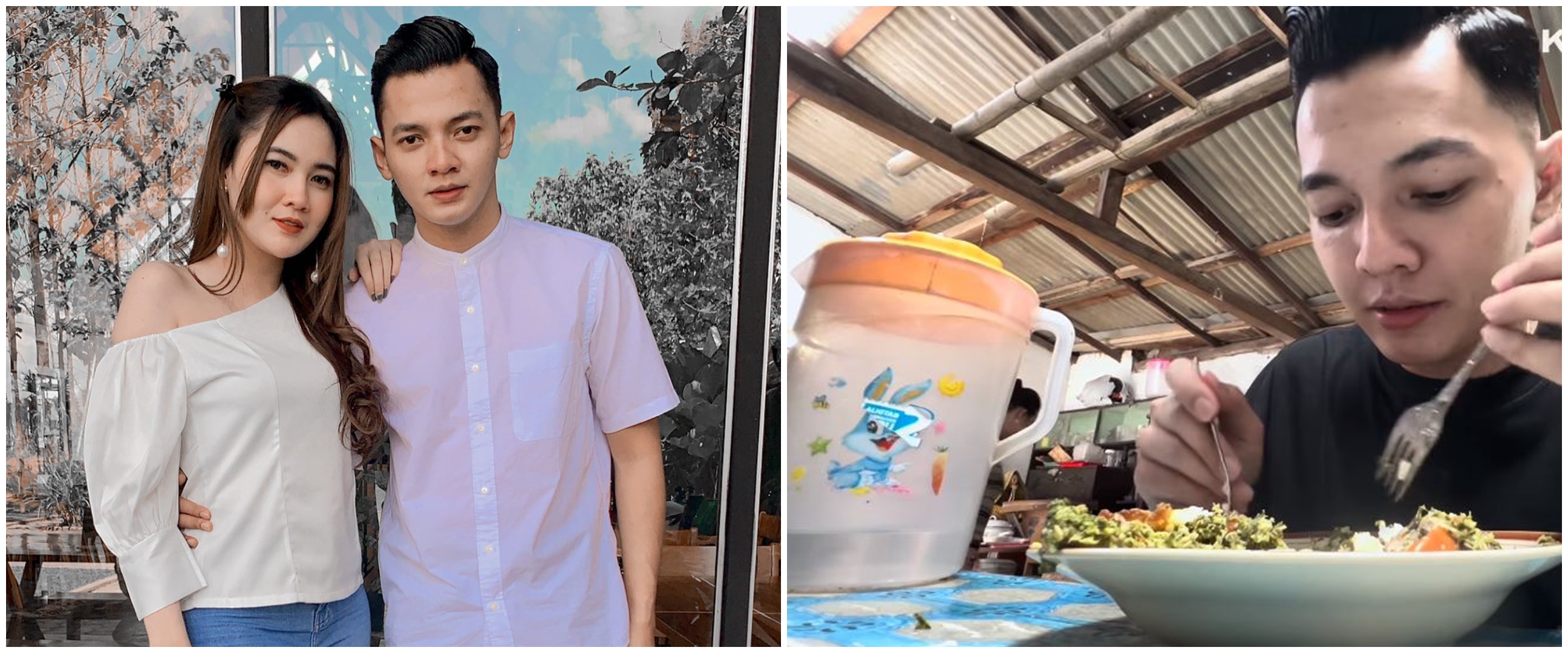 Masih beratap seng, begini 9 potret dapur Nella Kharisma di kampung halaman