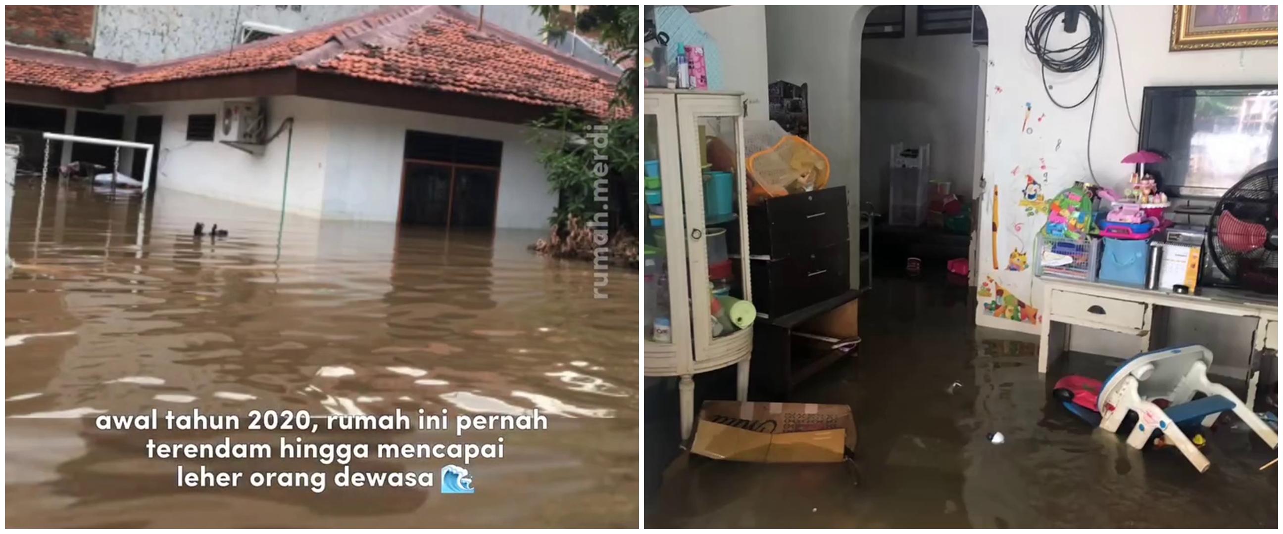 Tak masalah tinggal di area rawan banjir, 9 potret rumahnya usai renovasi jadi antibanjir bikin kagum