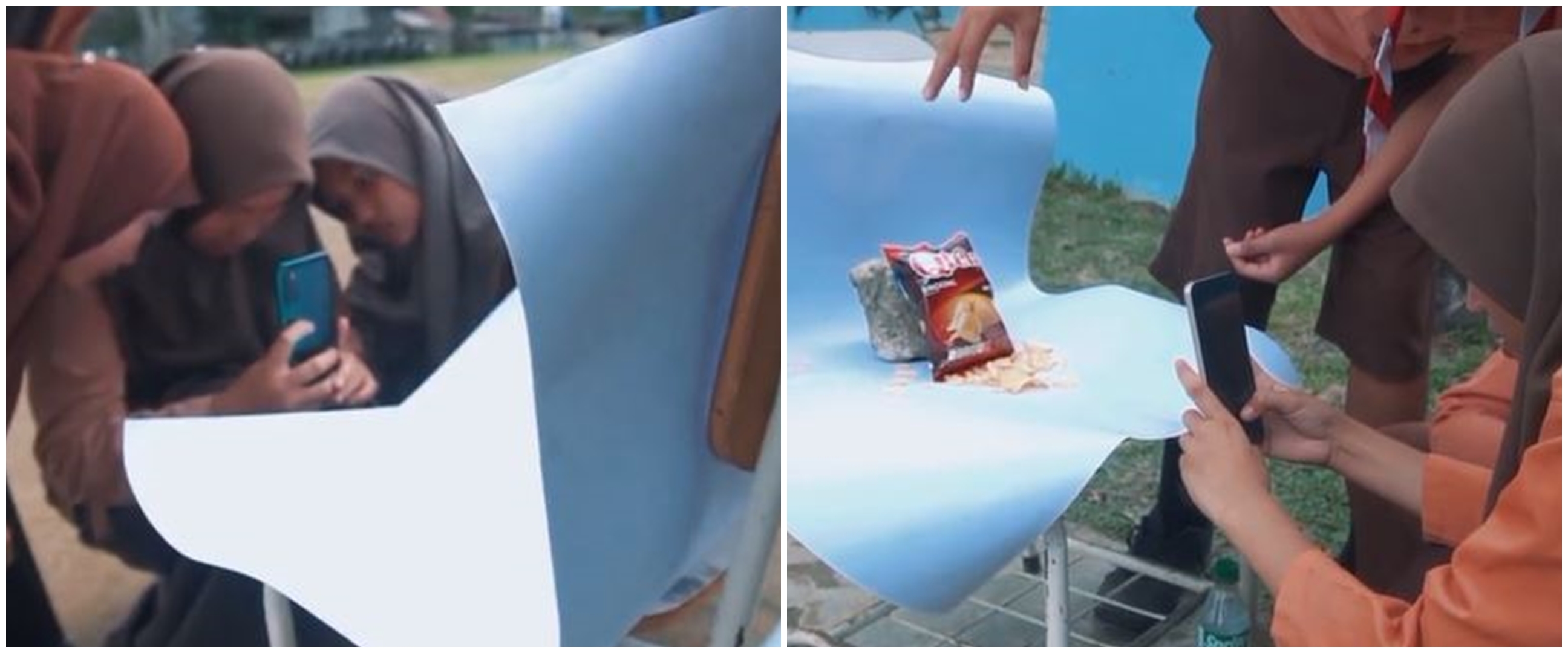 Modal HP ganjelan pintu, 9 potret hasil foto produk siswa ini hasilnya kayak iklan di TV